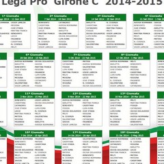 Calendario completo Lega Pro, girone C, 2014/2015