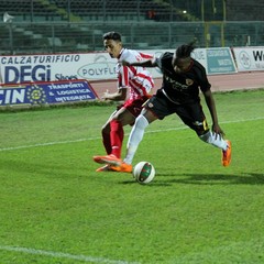 Calcio, Barletta-Benevento 0-1