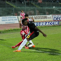 Calcio, Barletta-Benevento 0-1