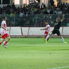 Calcio, Barletta-Benevento 0-1
