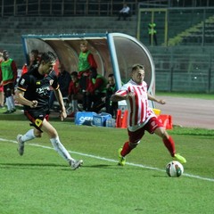 Calcio, Barletta-Benevento 0-1