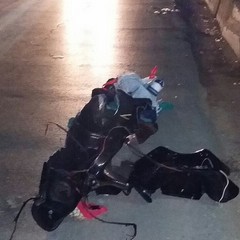 Incidente stradale in via Foggia, scontro tra un'auto e una moto