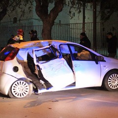 Incidente stradale in via Cafiero