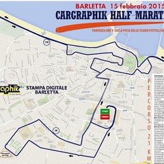 Percorso Cargraphik Half Marathon 2015