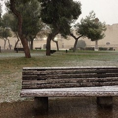 31 dicembre 2014, Barletta ancora innevata