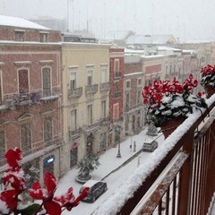 31 dicembre 2014, Barletta ancora innevata