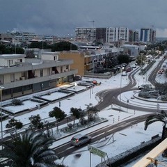 31 dicembre 2014, Barletta ancora innevata