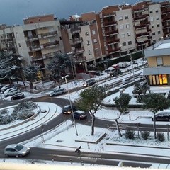 31 dicembre 2014, Barletta ancora innevata