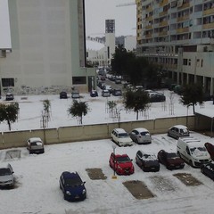 31 dicembre 2014, Barletta è sempre più innevata