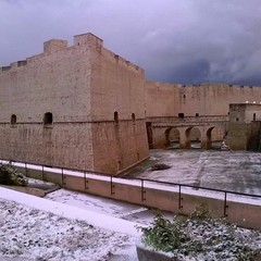 31 dicembre 2014, Barletta è sempre più innevata