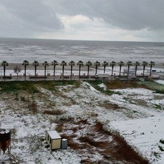 31 dicembre 2014, Barletta è sempre più innevata