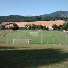 Barletta Calcio, primo allenamento del ritiro 2014 a Cascia