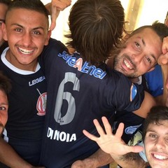 Selfie Barletta Beach Soccer dopo la vittoria su Milano