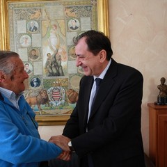 Antonio Fucci e il sindaco Pasquale Cascella
