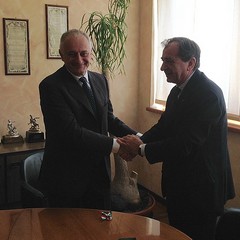 Cascella incontra Bernardini, il nuovo ambasciatore d'Italia in Brasile