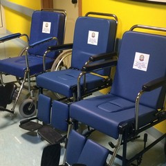 Donate dall'Unitalsi tre sedie a rotelle per l'ospedale "Dimiccoli" di Barletta