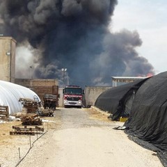 Incendio tra Berletta e Andria