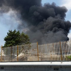 Incendio tra Berletta e Andria