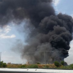 Incendio tra Berletta e Andria