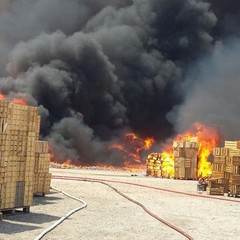 Incendio tra Berletta e Andria