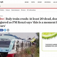 "Head-on Crash": la notizia della tragedia ferroviaria fa il giro del mondo