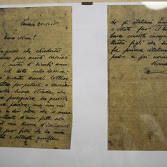 Copia delle lettere testamento di Nazario Sauro donate all'ANMIG