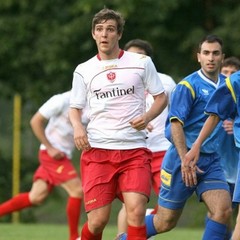 Massimiliano Lionetti con la maglia della Triestina