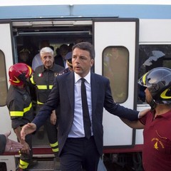 Disastro ferroviario sulla Bari-Nord, sopralluogo di Matteo Renzi
