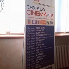 Il programma della rassegna "Castello Cinema" per l'estate 2015.