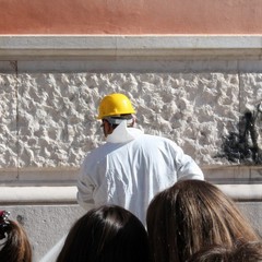 pulizia dei muri alla d azeglio presente il sindaco pasquale cascella 24