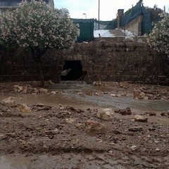 Bomba d'acqua su Barletta, crolla il muro di cinta della Timac