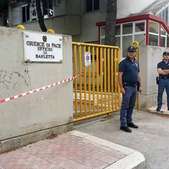 Valigetta sospetta al Tribunale di Barletta