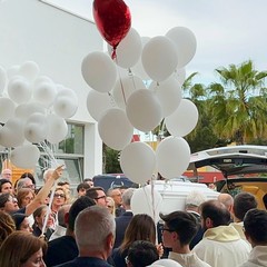 Barletta in silenzio per il piccolo Checco: commozione per l’ultimo saluto