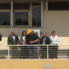 Michele Emiliano all'ospedale di Barletta