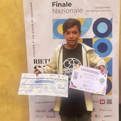 Campionato Nazionale di Disegno Tecnico, Alessandro Palmisano di Barletta vince il quarto posto