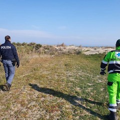 Anpana Canosa alle ricerche del giovane scomparso a Barletta