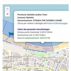 Monitoraggio acque di balneazione Arpa Puglia
