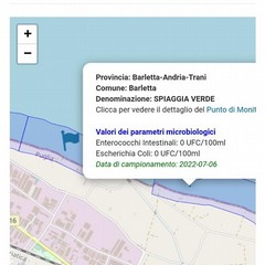 Monitoraggio acque di balneazione Arpa Puglia