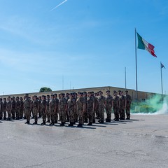 Barletta, i Volontari in Ferma Iniziale ricevono il basco di Fanteria