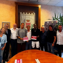 Il sindaco di Barletta accoglie il campione olimpico mondiale Andy Diaz