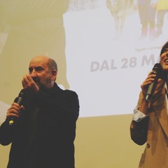 Ieri a Barletta Antonio Albanese Virginia Raffaele e Riccardo Milani