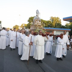 Arrivo dei santi patroni in città