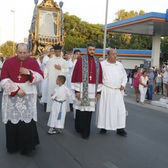 Arrivo dei santi patroni in città