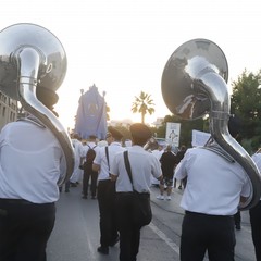 Arrivo dei santi patroni in città