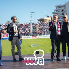 Festa biancorossa, Barletta sorride per la sua serie C