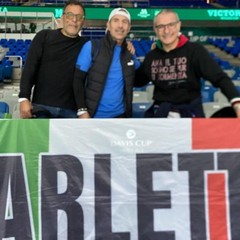 Davis Cup: Enzo, Mimmo e Pasquale da Barletta a Malaga nel segno del trionfo azzurro nel tennis