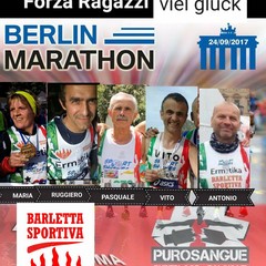 Gli atleti della Barletta Sportiva alla maratona di Berlino