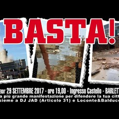 Barletta scende in piazza per dire "basta" all'inquinamento