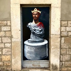Borgiac, il murale di Federico II