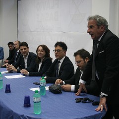 Presentazione dei candidati consiglieri di Barletta della "Lega"
